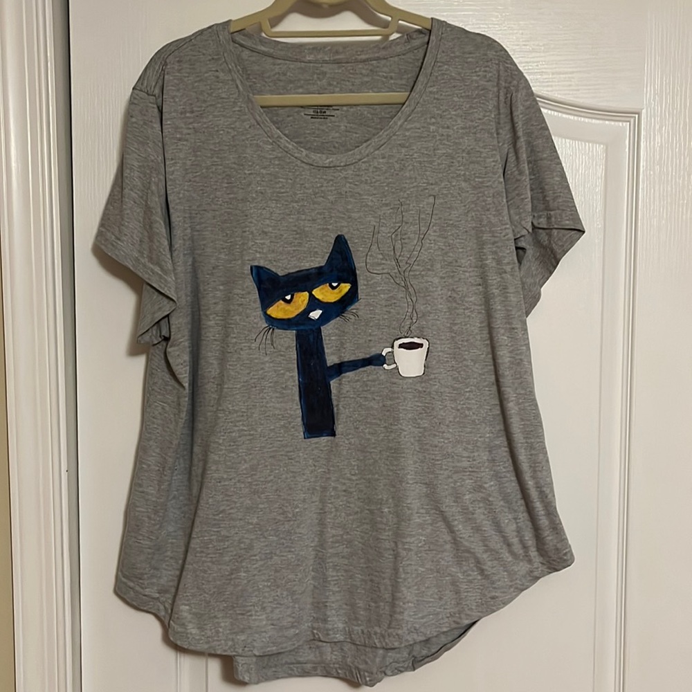 Pete the Cat Hot Coffee SS Tee